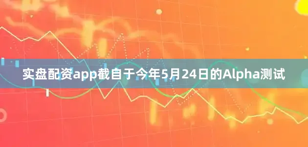 实盘配资app截自于今年5月24日的Alpha测试