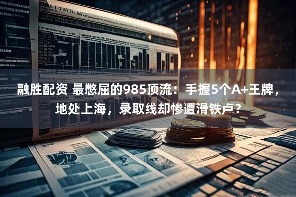 融胜配资 最憋屈的985顶流：手握5个A+王牌，地处上海，录取线却惨遭滑铁卢？